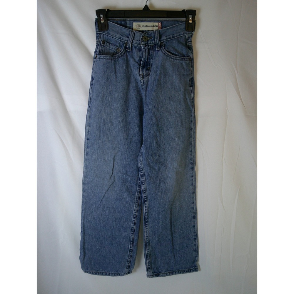 Vintage Y2K Levi Strauss Co 550 Kids Jeans Relaxed Fit Denim Size 10‎ Slim 23x25